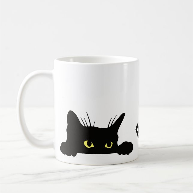 BOO ! Mug d'Halloween mignonne - 11oz (Gauche)