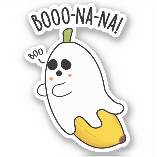 Boo-nana Funny Ghost Banana Pun  (Front)