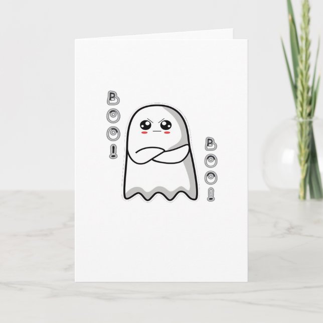 Boo Of Disapproval Classic Retro Card (Front)