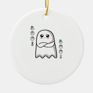 Boo Of Disapproval Classic Retro Ceramic Ornament