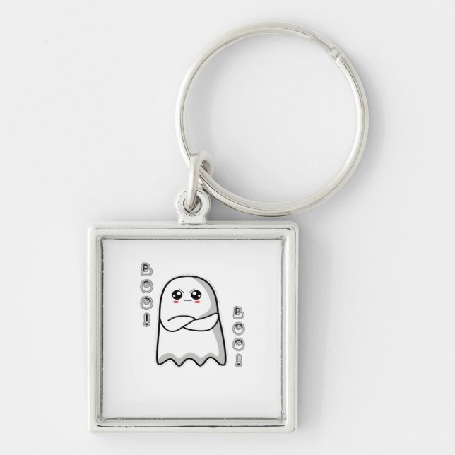 Boo Of Disapproval Classic Retro Keychain (Front)