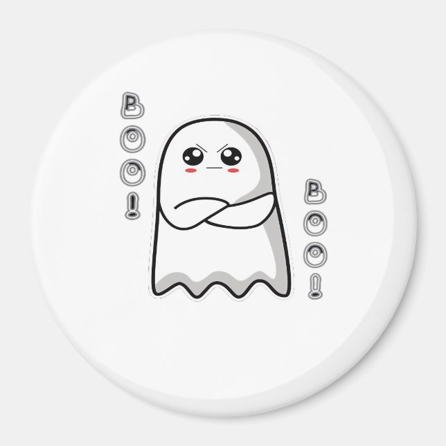 Boo Of Disapproval Classic Retro Magnet (Front)