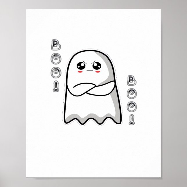 Boo Of Disapproval Classic Retro Poster (Front)