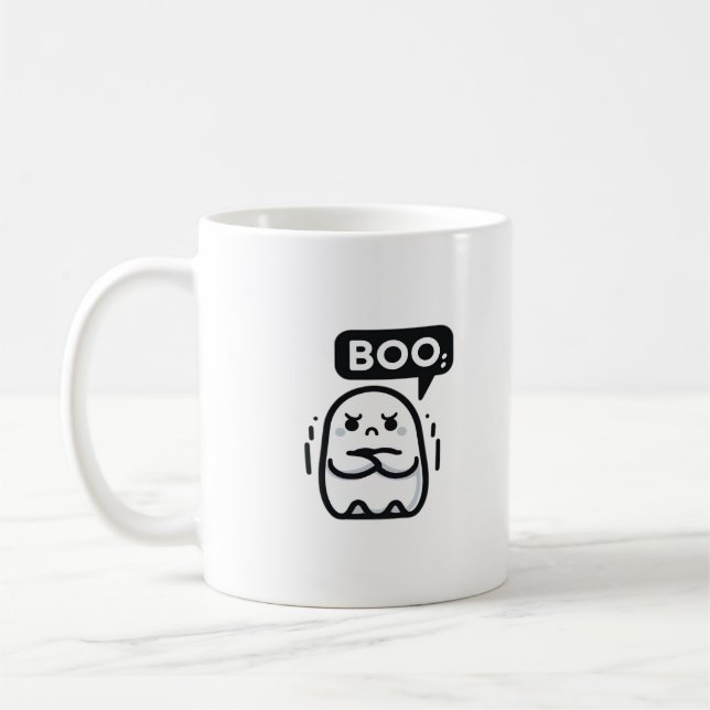 Boo Of Disapproval Funny Quote Coffee Mug (Left)