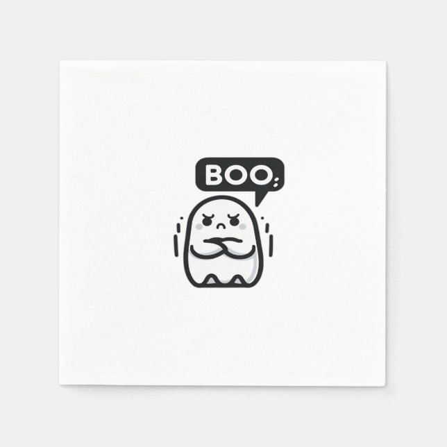 Boo Of Disapproval Funny Quote Napkin (Front)