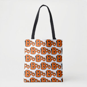 Boo Pattern Tote Bag