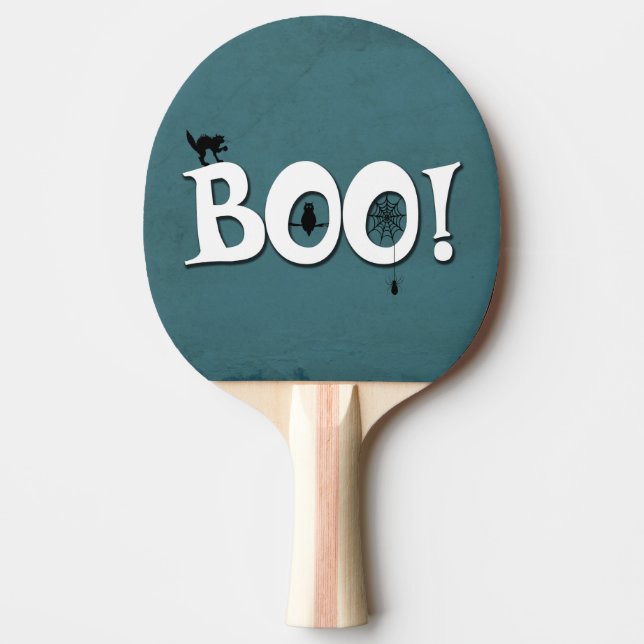 Boo! Ping Pong Paddle (Front)