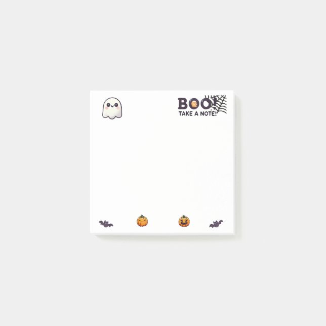 Boo ! Prendre une note - Notes post-it Halloween (Devant)