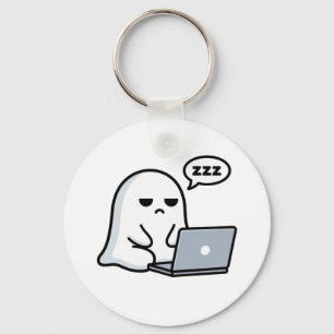 Boo-ring meeting keychain