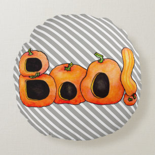Boo Round Pillow