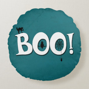 Boo! Round Pillow