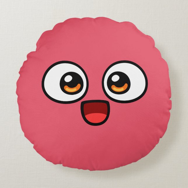 Boo Round Pillow (Front)