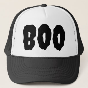 Boo Scary Halloween Trucker Hat