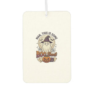Boo Sheet Ghost Pumpkin Halloween Moon Cauldron Air Freshener