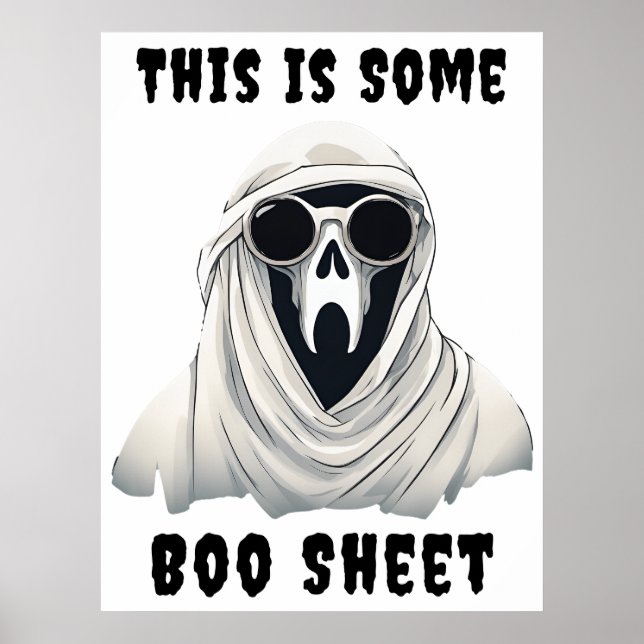 Boo Sheet- Halloween Print (Front)