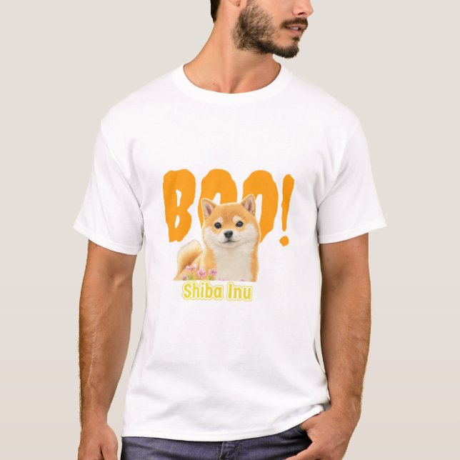 Boo ! Shiba Inu | Meilleur T-shirt pour la personn (Devant)