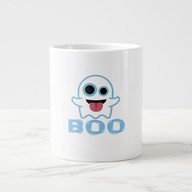 Boo Silly Funny Meme Large Coffee Mug (Front)