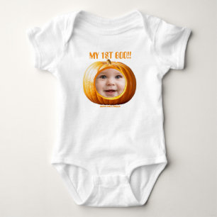 Boo!   Spooktacular Baby Birthday Bodysuit