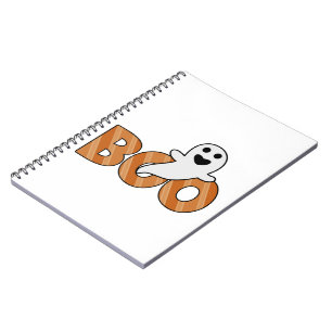 BOO Spooky Halloween Notebook