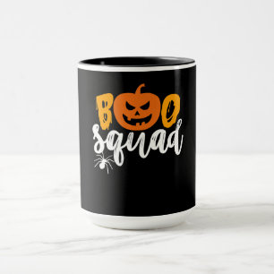 Boo Squad - Funny Pumpkin Spider Halloween Mug