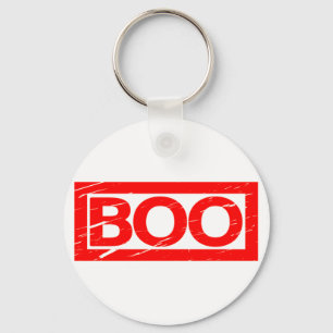 Boo Stamp Keychain
