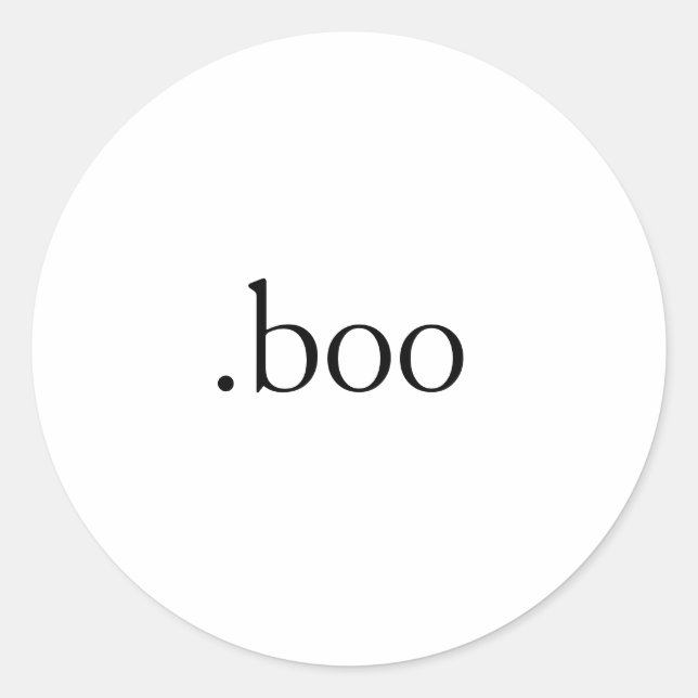 .boo sticker (Front)
