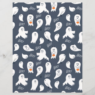 Boo Street Ghost Paper Sheet
