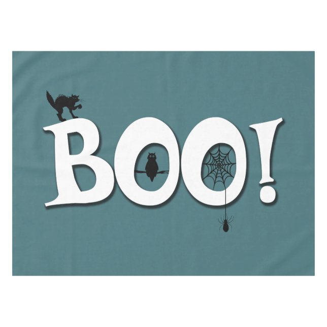 Boo! Tablecloth (Front (Horizontal))