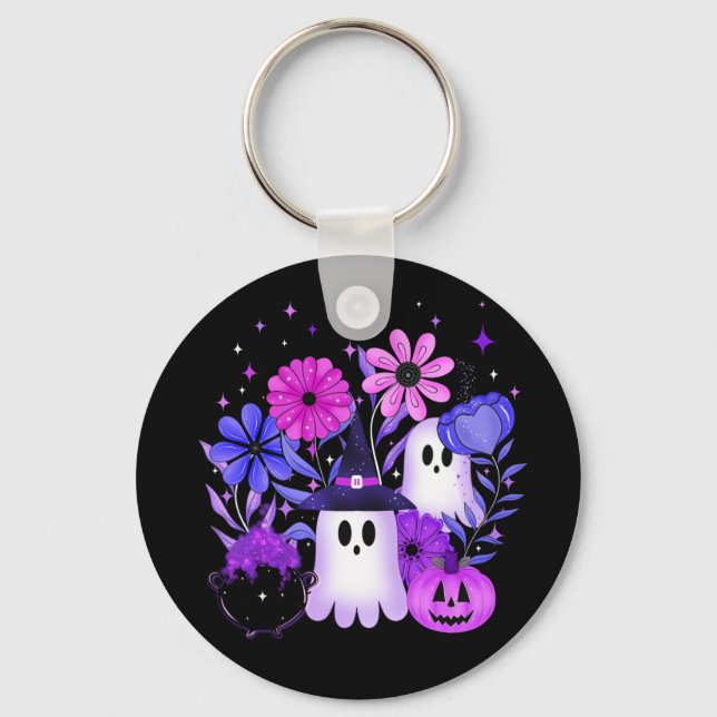 Boo-tanical Dreams Keychain (Front)