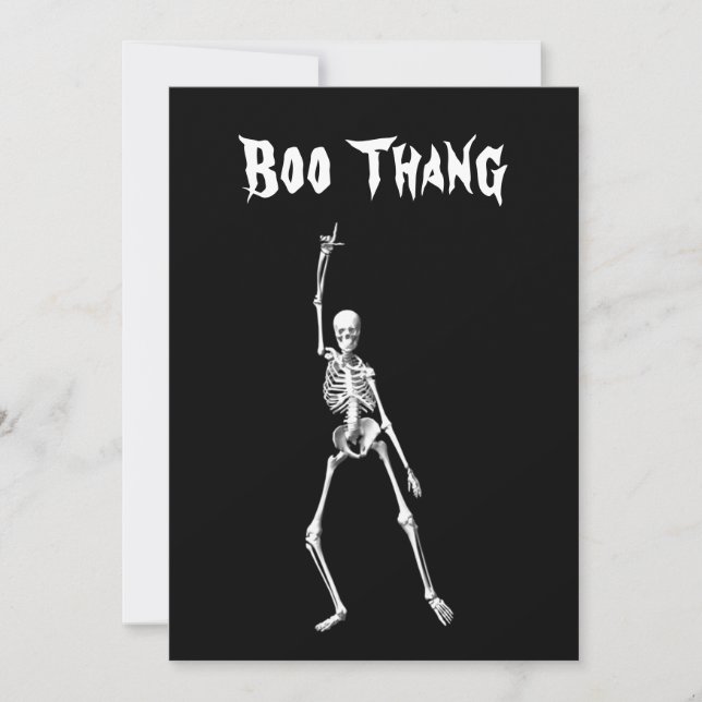 Boo Thang Halloween Party Invitation (Front)