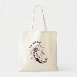 Boo-tiful Bag Elegant Ghost Halloween Tote Bag