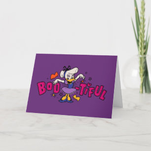 Boo-tiful Daisy Duck Halloween Dress Card