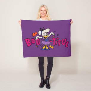 Boo-tiful Daisy Duck Halloween Dress Fleece Blanket