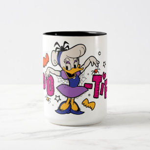 Boo-tiful Daisy Duck Halloween Dress Two-Tone Coffee Mug