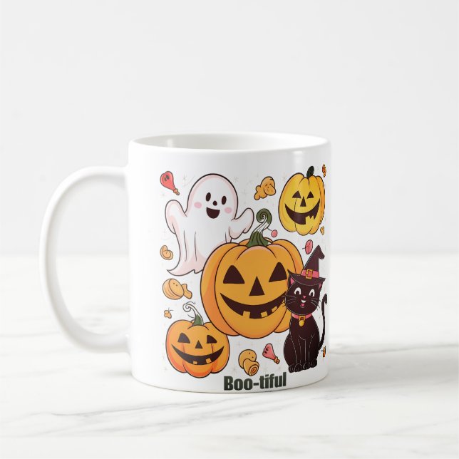 Boo-tiful-Halloween Coffee Mug (Left)