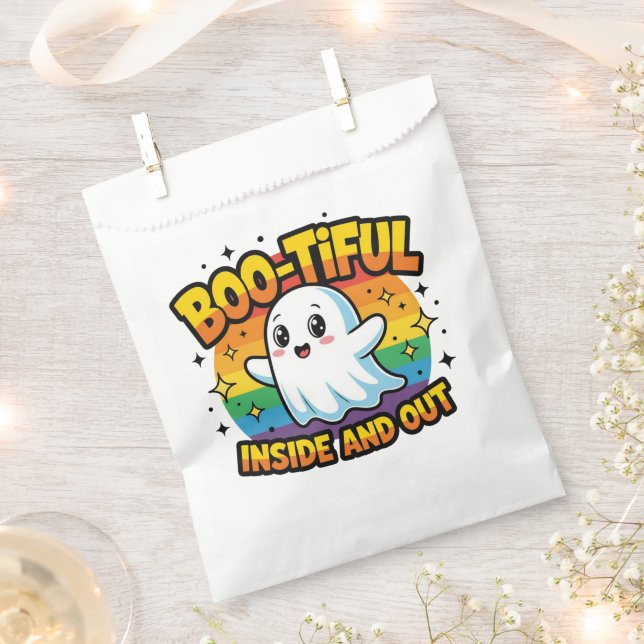 Boo-Tiful Inside And Out Favour Bag (Clipped)