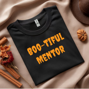 Boo-tiful Mentor orange typography T-Shirt