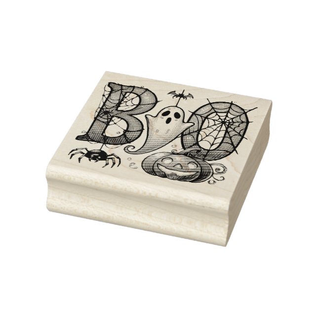 BOO-tiful Mischief in Three Acts Rubber Stamp (Stamp)