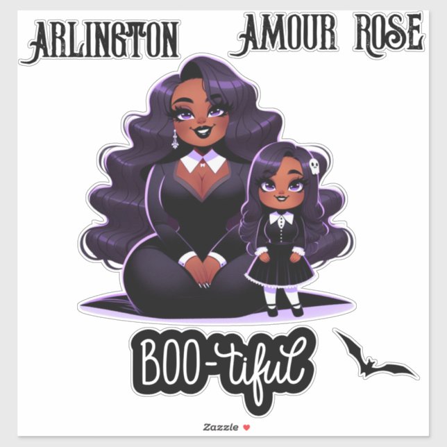 Boo-tiful Mommy & Me Cute Ethnic Halloween  (Sheet)