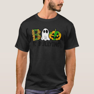 Boo To Bullying Halloween Ghost Anti Bully Unity D T-Shirt