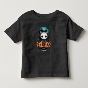 Boo to You Too Cute Cat Bat Wings & Pumpkin Toddler T-shirt