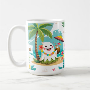 Boo Tropical - Aloha Kawaii Ghost Mug