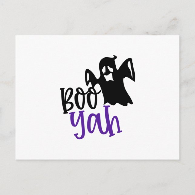 Boo Yah Postcard (Front)