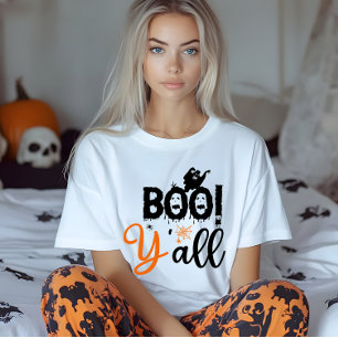 BOO Y'all,halloween horror nights. Tri-Blend Shirt