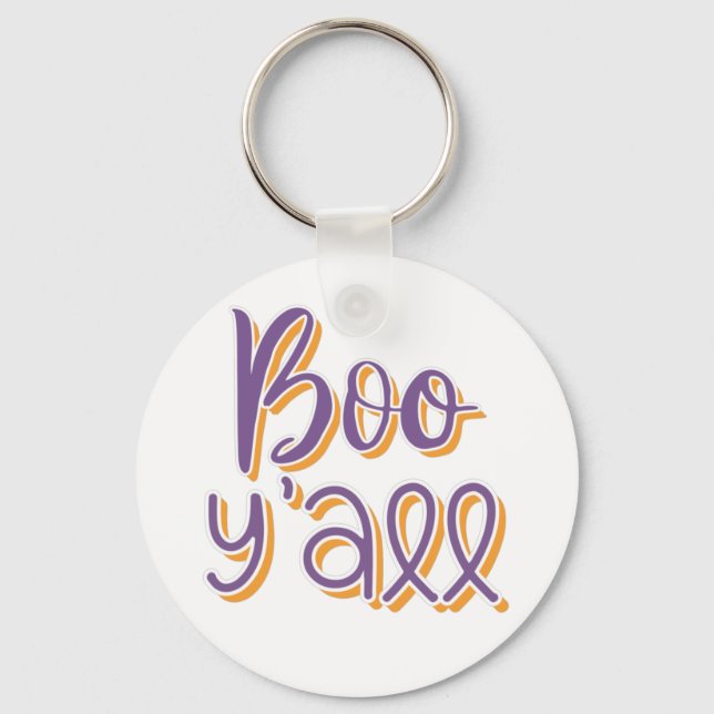 Boo Y'all Keychain (Front)