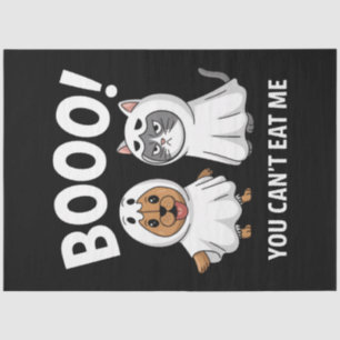 Boo You Can't Eat Me Dogs And Cats Funny Halloween Tissue Paper