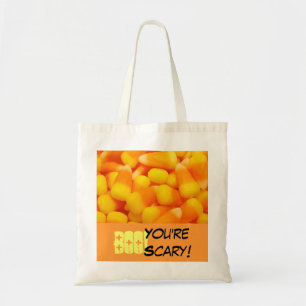 BOO! You're Scary Tote Bags Candy Corn Halloween