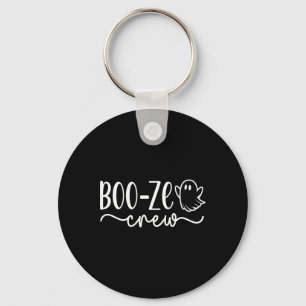 Boo-ze Crew Halloween Ghost Vacation Cruise Tee  Keychain