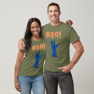 BOO! Zombie Hand Halloween Design T-Shirt