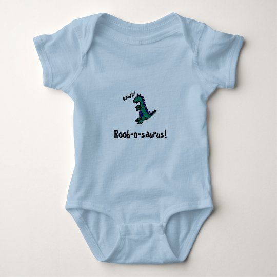 Boob-o-saurus! Baby Bodysuit